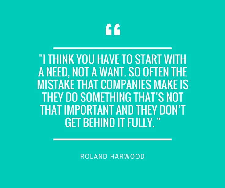 Roland Harwood 100 Open quote retail innovation