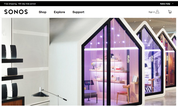 Sonos New York flagship concept store