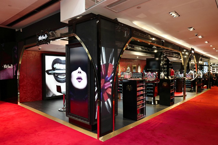 Kat Von D Sephora retail design Kat Von D Sephora retail design