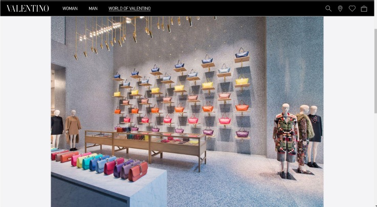 Valentino flagship store design