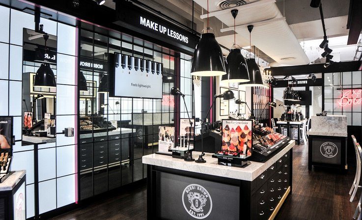 Bobbi Brown brick and mortar retail strategy