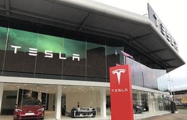 Tesla Chiswick Store luxury retail