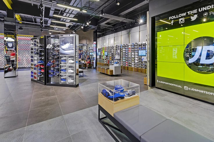 JD Sports retail store design