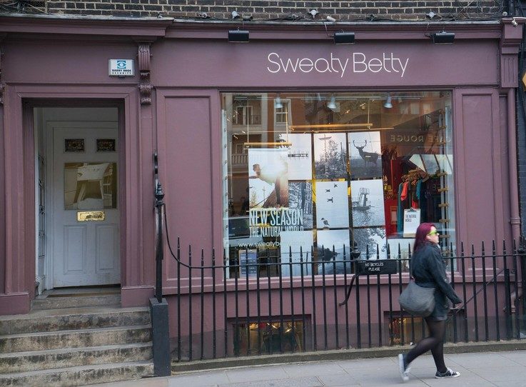 Sweaty Betty high sales in store