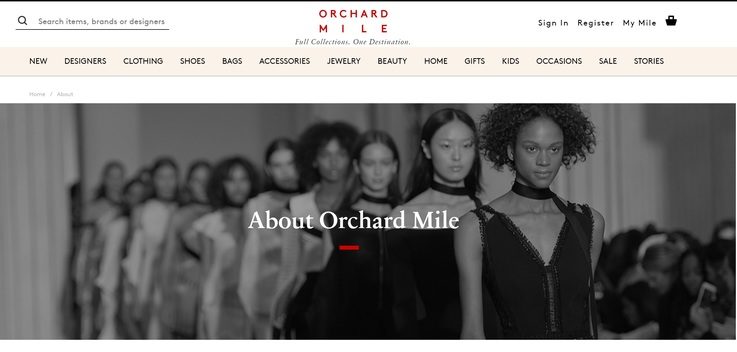 Orchard Mile luxury fashion retail
