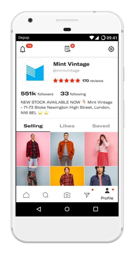 Depop - M-commerce