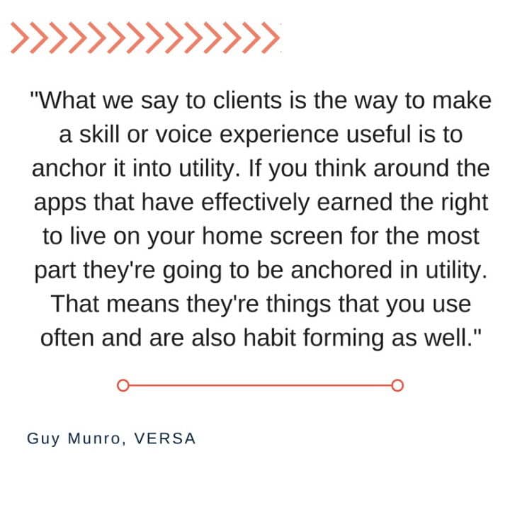 Versa - Guy Munro quote