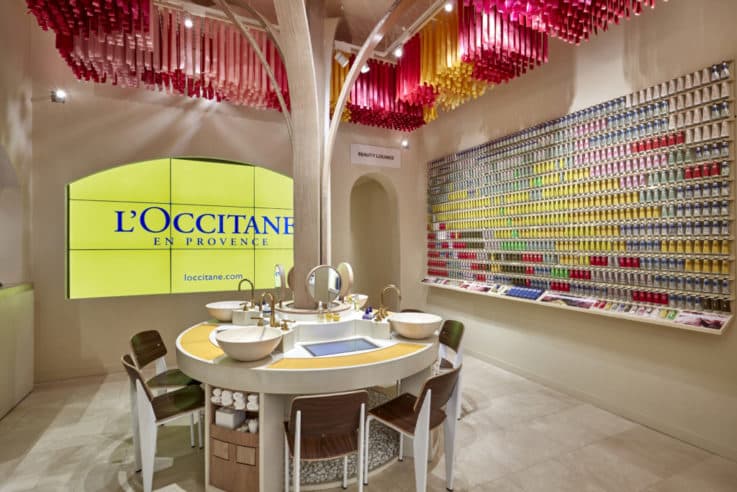 L'Occitane Flatiron New York store design