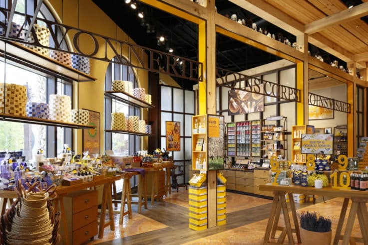 L'Occitane Disney Springs retail visual merchandising