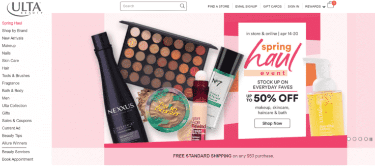 Ulta Beauty retail success US