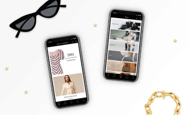 Net-a-Porter mobile retail app