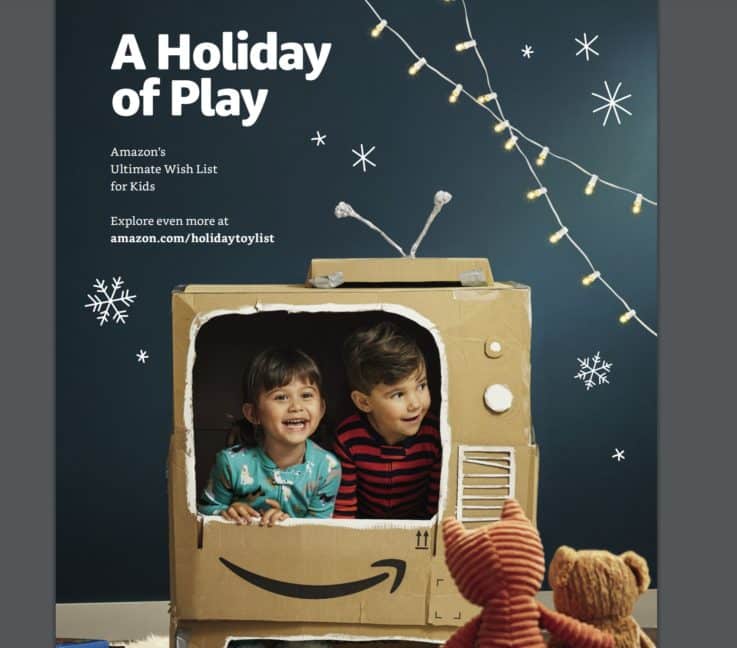 Amazon printed toy catalogue