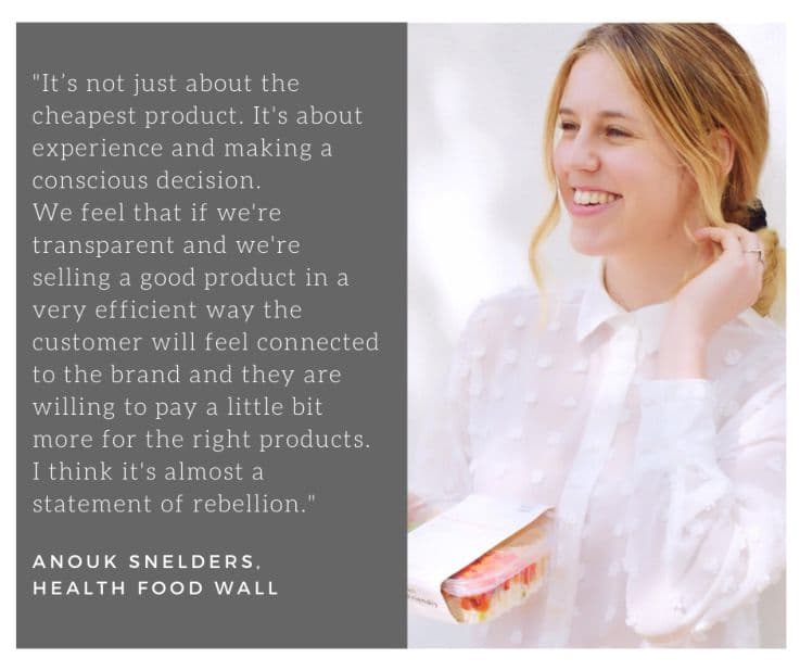 Health Food Wall – Retail Technology